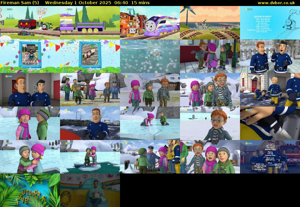 Fireman Sam (5) Wednesday 1 October 2025 06:40 - 06:55