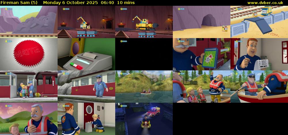 Fireman Sam (5) Monday 6 October 2025 06:40 - 06:50