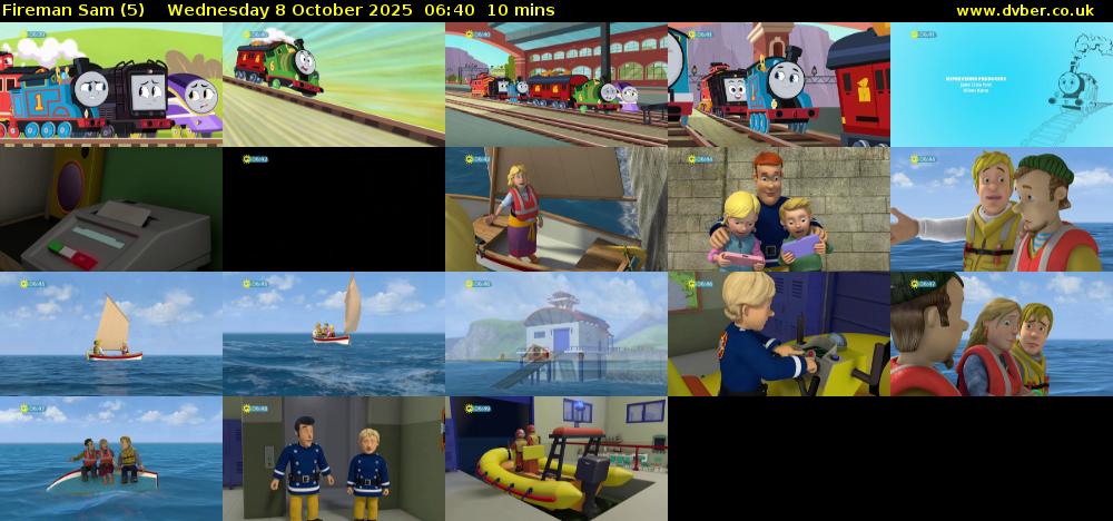 Fireman Sam (5) Wednesday 8 October 2025 06:40 - 06:50