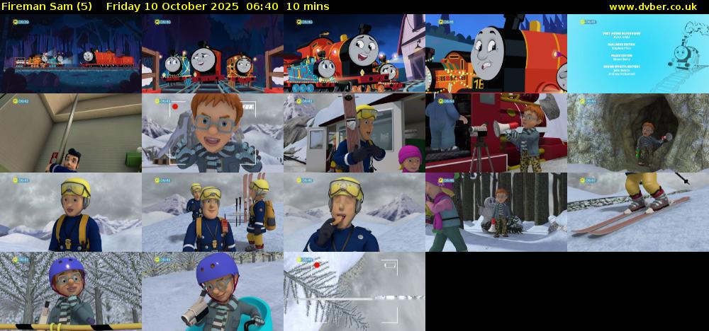 Fireman Sam (5) Friday 10 October 2025 06:40 - 06:50