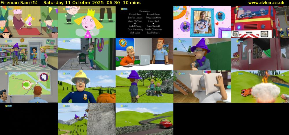 Fireman Sam (5) Saturday 11 October 2025 06:30 - 06:40