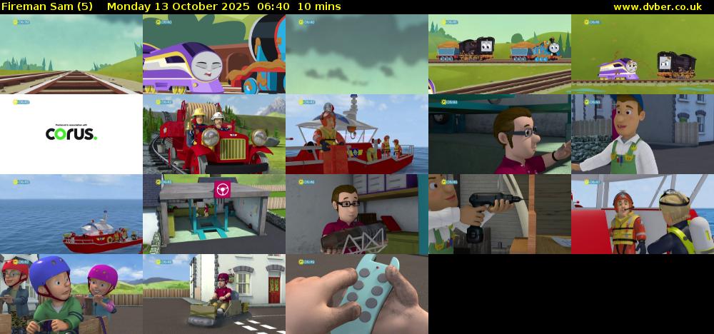 Fireman Sam (5) Monday 13 October 2025 06:40 - 06:50