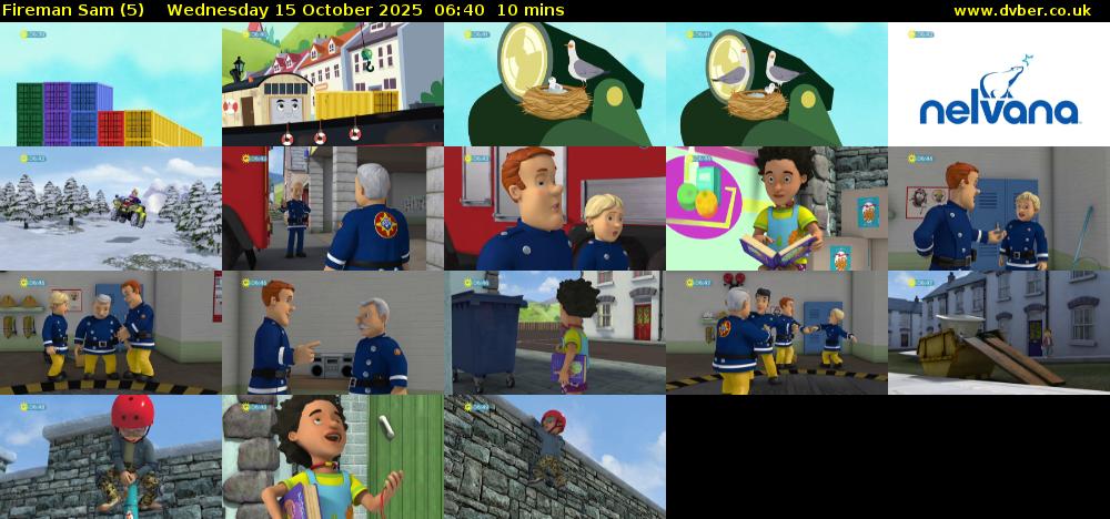 Fireman Sam (5) Wednesday 15 October 2025 06:40 - 06:50