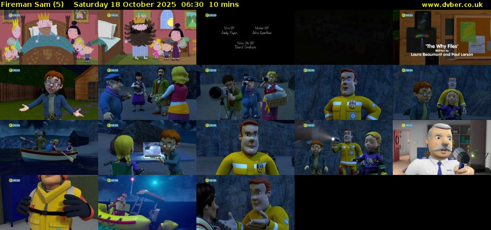 Fireman Sam (5) Saturday 18 October 2025 06:30 - 06:40