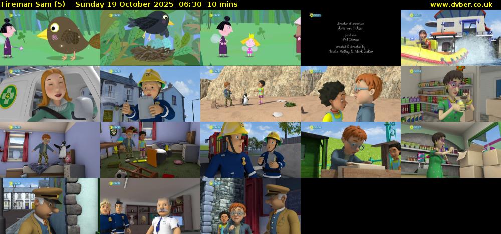 Fireman Sam (5) Sunday 19 October 2025 06:30 - 06:40