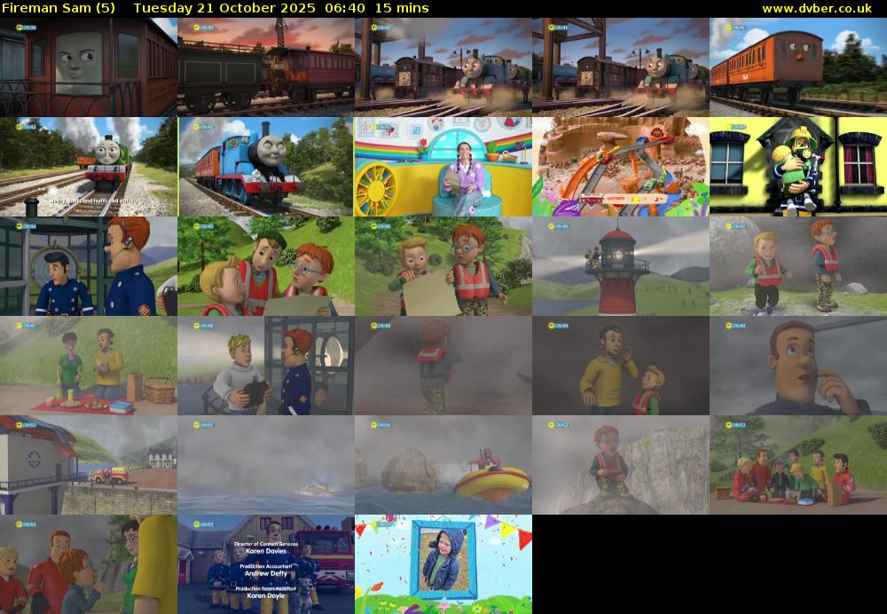 Fireman Sam (5) Tuesday 21 October 2025 06:40 - 06:55