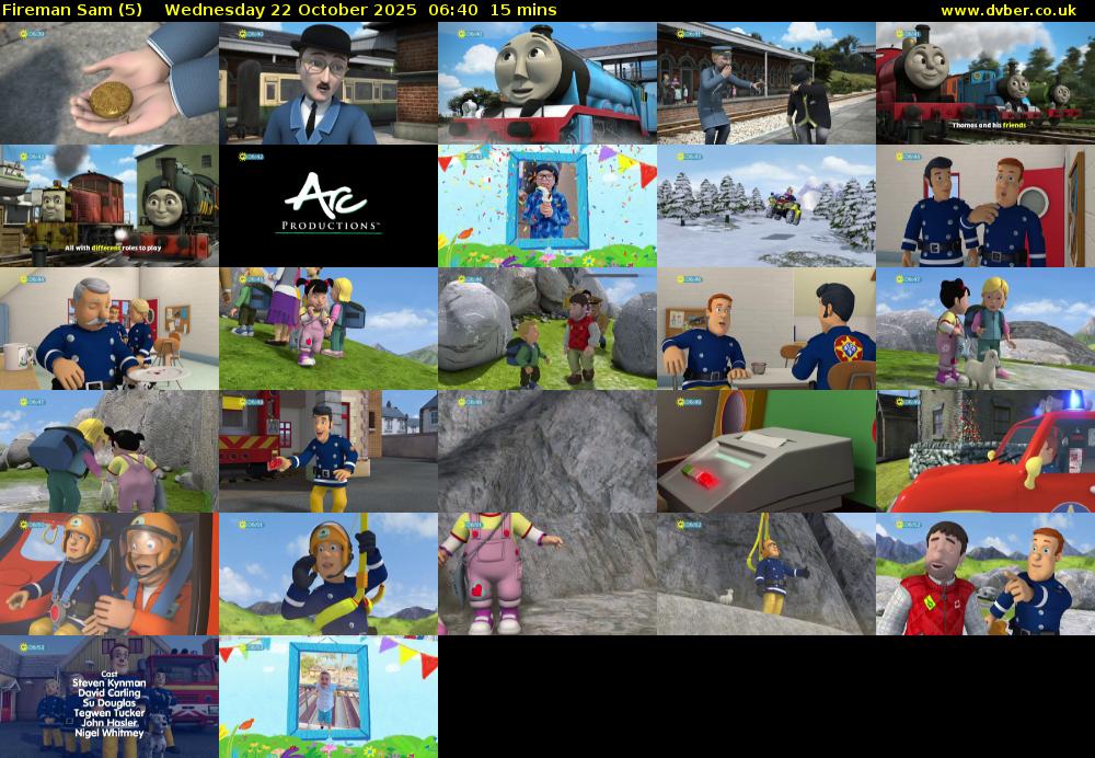 Fireman Sam (5) Wednesday 22 October 2025 06:40 - 06:55