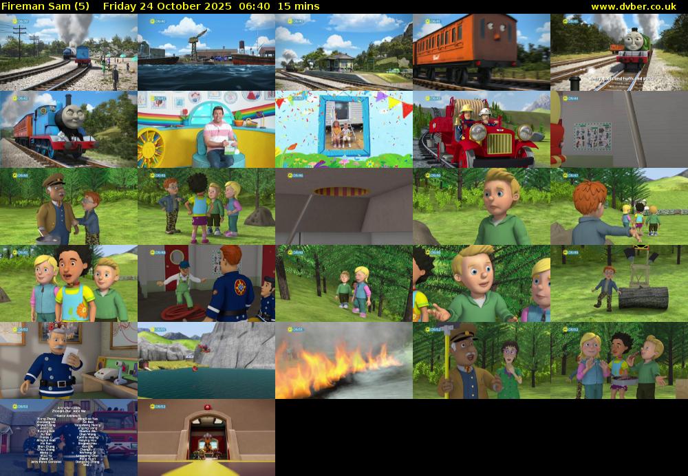 Fireman Sam (5) Friday 24 October 2025 06:40 - 06:55