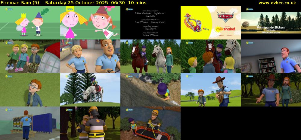 Fireman Sam (5) Saturday 25 October 2025 06:30 - 06:40