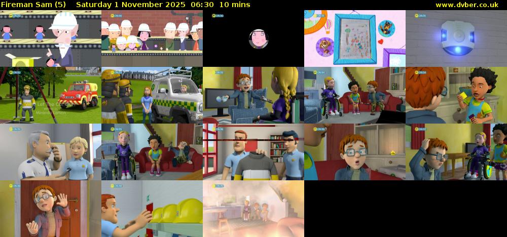 Fireman Sam (5) Saturday 1 November 2025 06:30 - 06:40