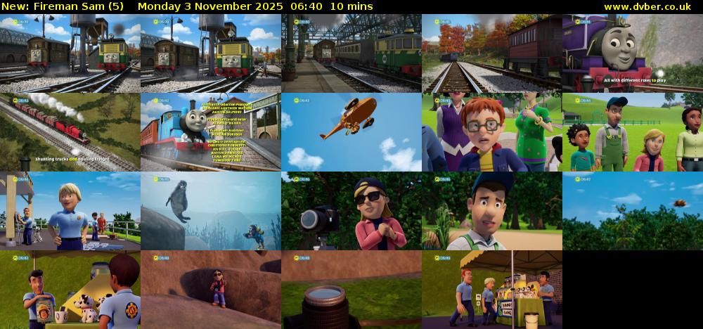 Fireman Sam (5) Monday 3 November 2025 06:40 - 06:50