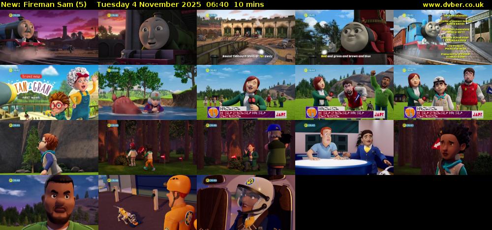 Fireman Sam (5) Tuesday 4 November 2025 06:40 - 06:50