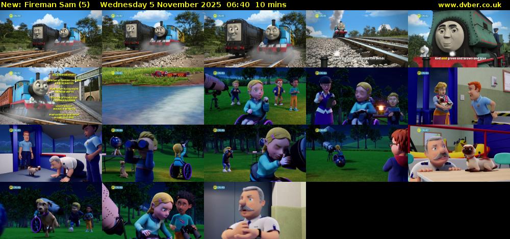 Fireman Sam (5) Wednesday 5 November 2025 06:40 - 06:50