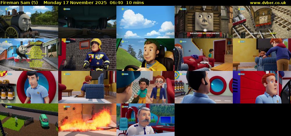 Fireman Sam (5) Monday 17 November 2025 06:40 - 06:50