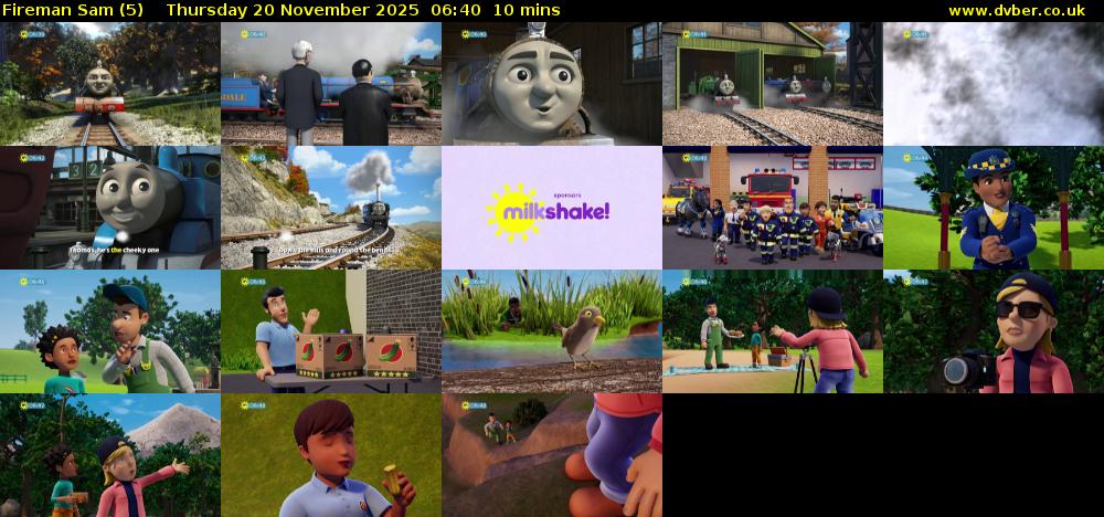 Fireman Sam (5) Thursday 20 November 2025 06:40 - 06:50