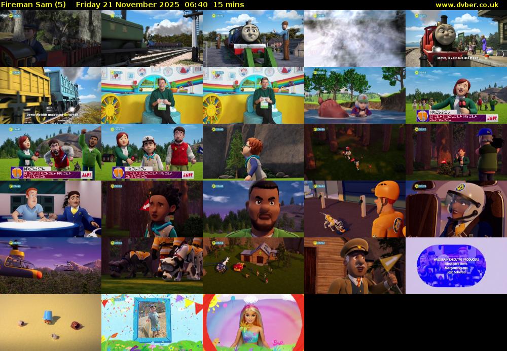 Fireman Sam (5) Friday 21 November 2025 06:40 - 06:55
