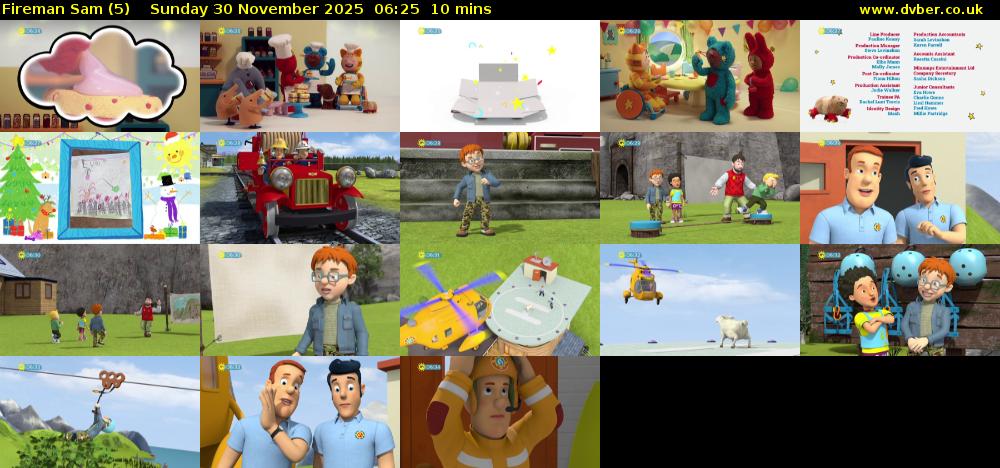 Fireman Sam (5) Sunday 30 November 2025 06:25 - 06:35