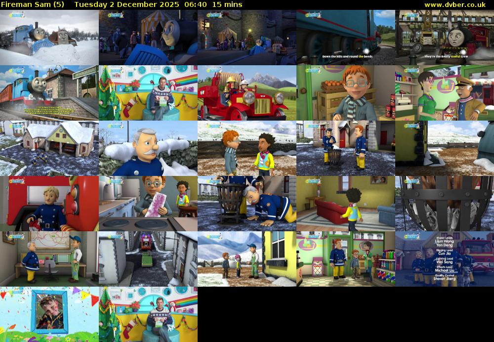 Fireman Sam (5) Tuesday 2 December 2025 06:40 - 06:55