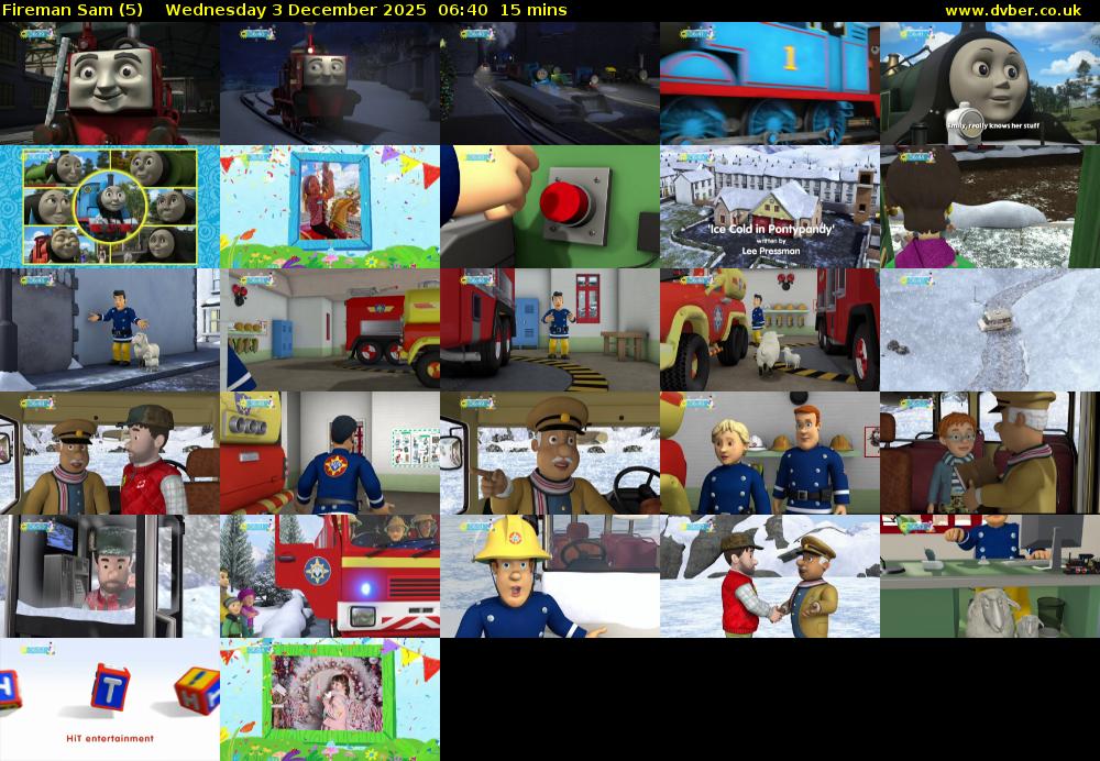 Fireman Sam (5) Wednesday 3 December 2025 06:40 - 06:55