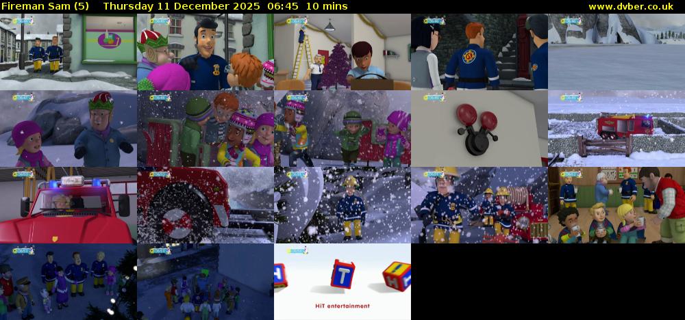 Fireman Sam (5) Thursday 11 December 2025 06:45 - 06:55