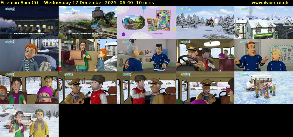 Fireman Sam (5) Wednesday 17 December 2025 06:40 - 06:50