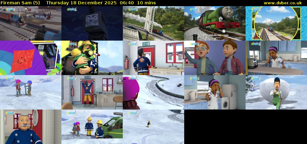 Fireman Sam (5) Thursday 18 December 2025 06:40 - 06:50