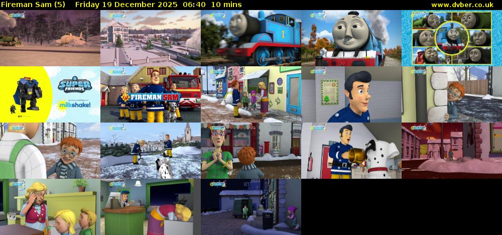 Fireman Sam (5) Friday 19 December 2025 06:40 - 06:50