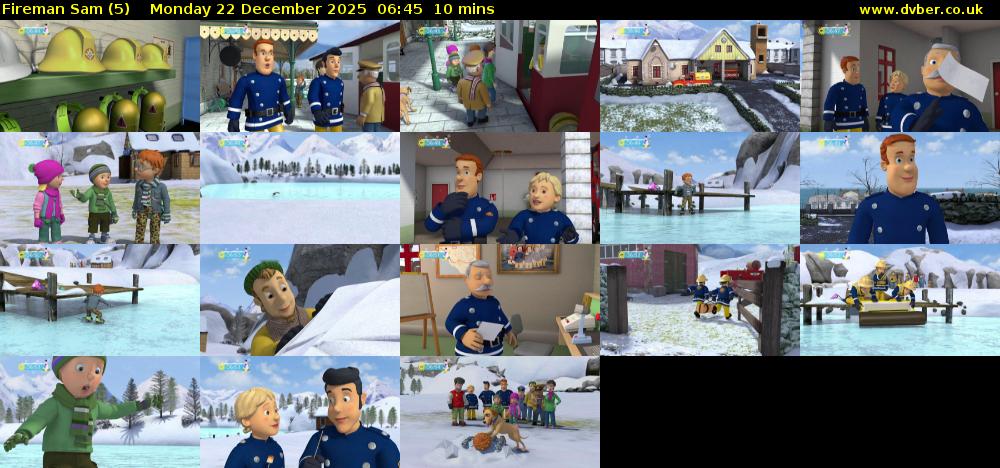Fireman Sam (5) Monday 22 December 2025 06:45 - 06:55