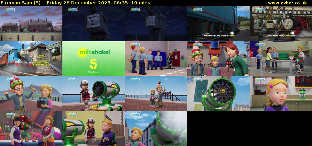 Fireman Sam (5) Friday 26 December 2025 06:35 - 06:45