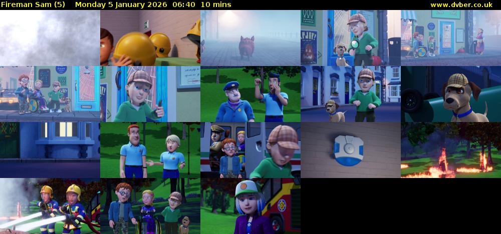 Fireman Sam (5) Monday 5 January 2026 06:40 - 06:50