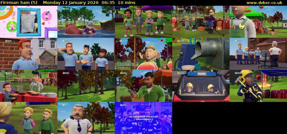 Fireman Sam (5) Monday 12 January 2026 06:35 - 06:45