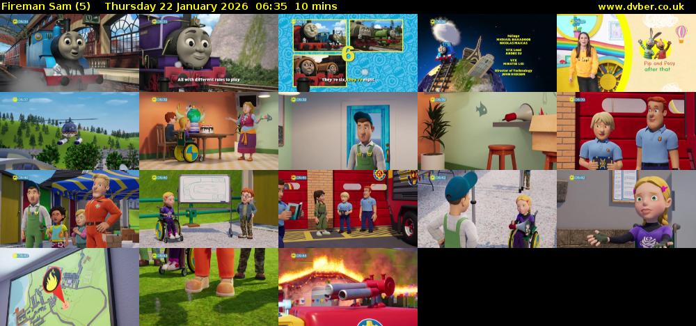 Fireman Sam (5) Thursday 22 January 2026 06:35 - 06:45