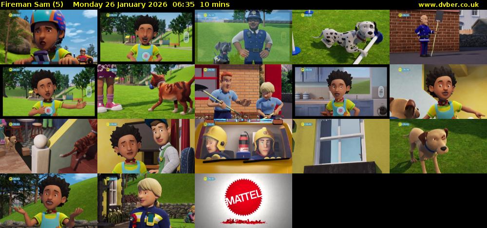 Fireman Sam (5) Monday 26 January 2026 06:35 - 06:45