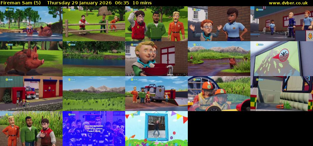 Fireman Sam (5) Thursday 29 January 2026 06:35 - 06:45