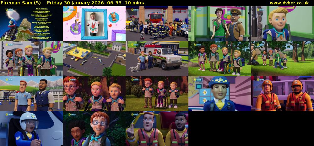 Fireman Sam (5) Friday 30 January 2026 06:35 - 06:45