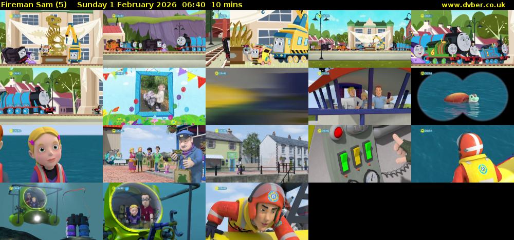 Fireman Sam (5) Sunday 1 February 2026 06:40 - 06:50