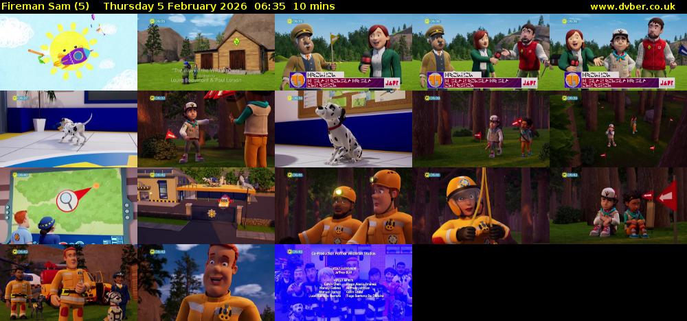 Fireman Sam (5) Thursday 5 February 2026 06:35 - 06:45