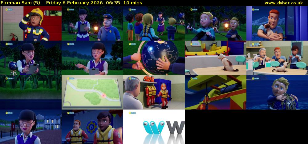 Fireman Sam (5) Friday 6 February 2026 06:35 - 06:45