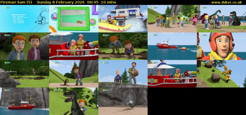 Fireman Sam (5) Sunday 8 February 2026 06:45 - 06:55