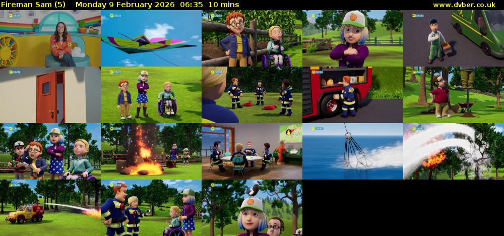 Fireman Sam (5) Monday 9 February 2026 06:35 - 06:45