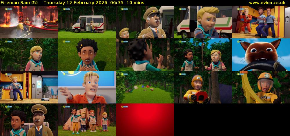 Fireman Sam (5) Thursday 12 February 2026 06:35 - 06:45
