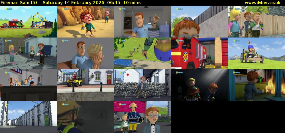 Fireman Sam (5) Saturday 14 February 2026 06:45 - 06:55