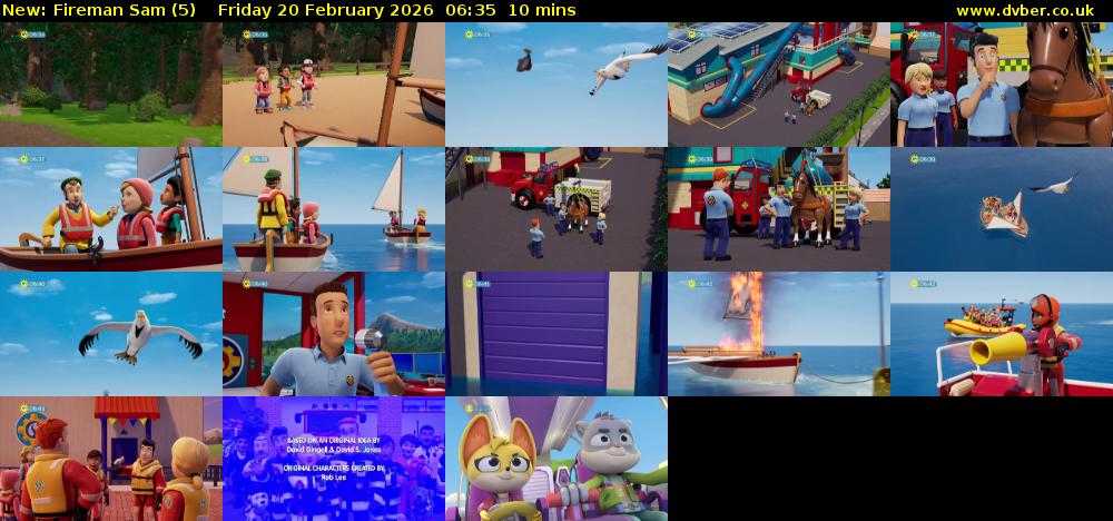 Fireman Sam (5) Friday 20 February 2026 06:35 - 06:45