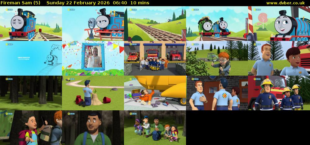 Fireman Sam (5) Sunday 22 February 2026 06:40 - 06:50