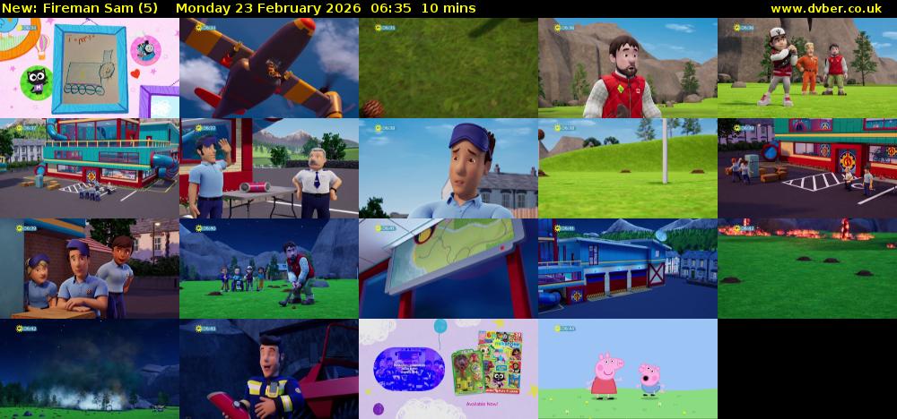 Fireman Sam (5) Monday 23 February 2026 06:35 - 06:45