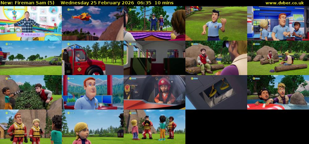 Fireman Sam (5) Wednesday 25 February 2026 06:35 - 06:45
