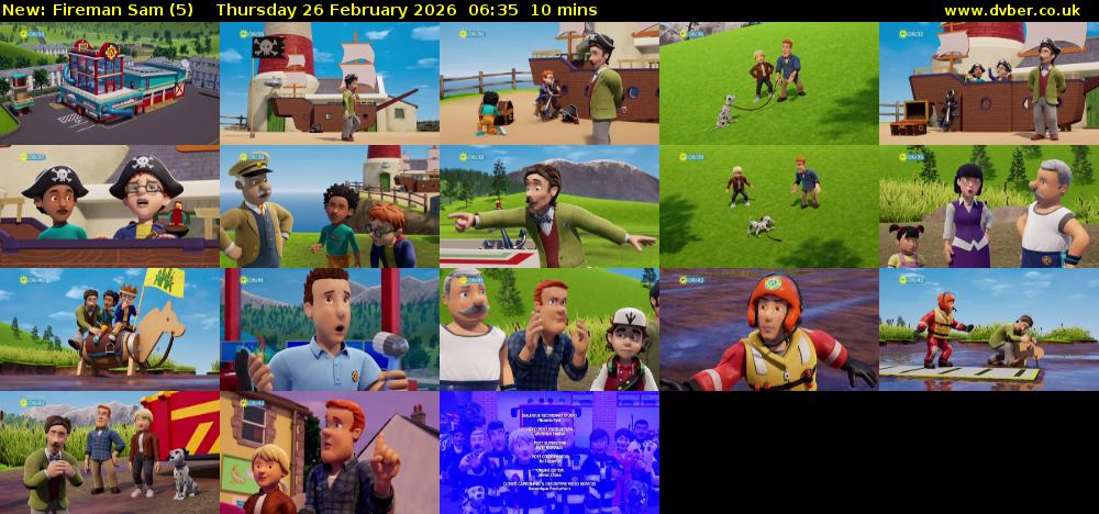 Fireman Sam (5) Thursday 26 February 2026 06:35 - 06:45