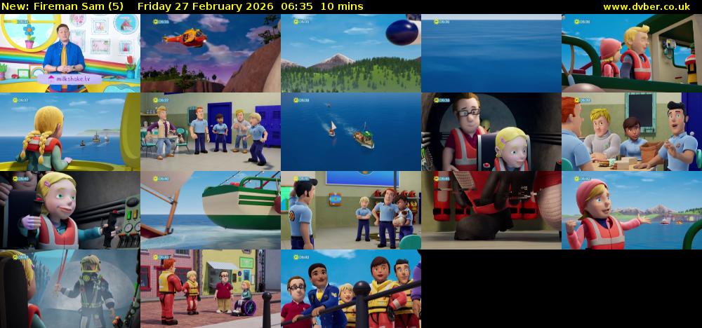 Fireman Sam (5) Friday 27 February 2026 06:35 - 06:45