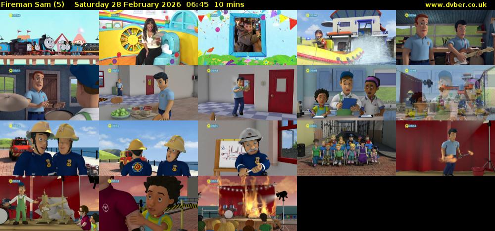 Fireman Sam (5) Saturday 28 February 2026 06:45 - 06:55