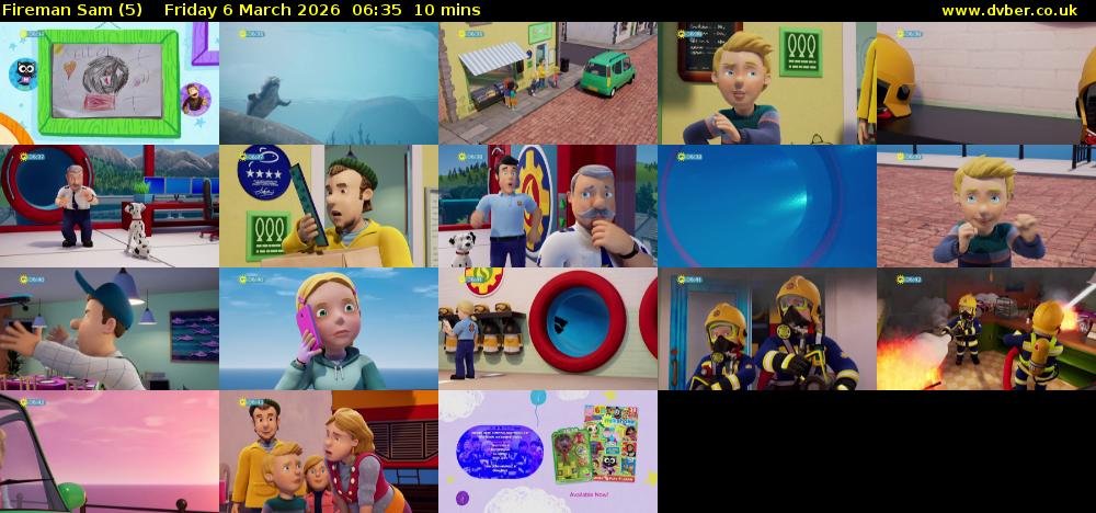 Fireman Sam (5) Friday 6 March 2026 06:35 - 06:45